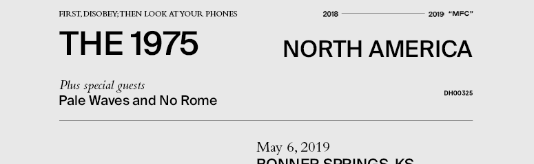 Buzz Under The Stars : The 1975, Pale Waves & No Rome