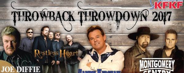 KFKF's Throwback Throwdown: Montgomery Gentry, Joe Diffie, Restless Heart & Sammy Kershaw
