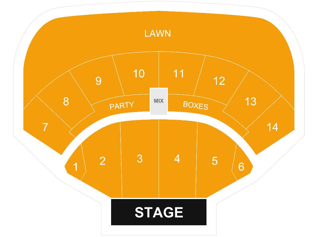 Azura Amphitheater seating chart