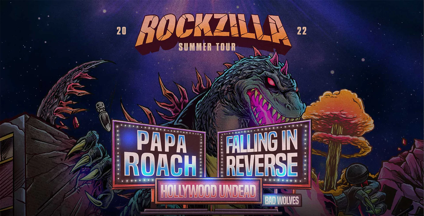 Rockzilla Tour: Falling in Reverse, Papa Roach, Hollywood Undead & Bad Wolves